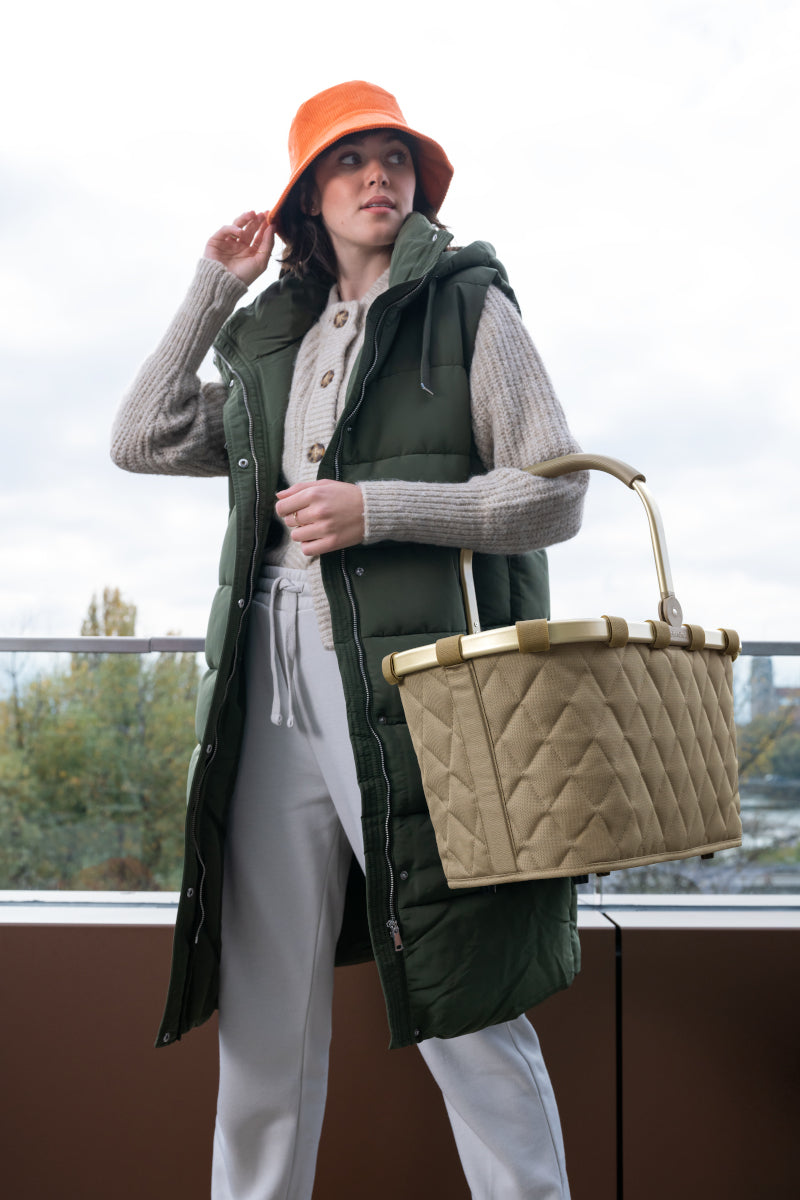 reisenthel carrybag frame rhombus olive - Produktbild 8
