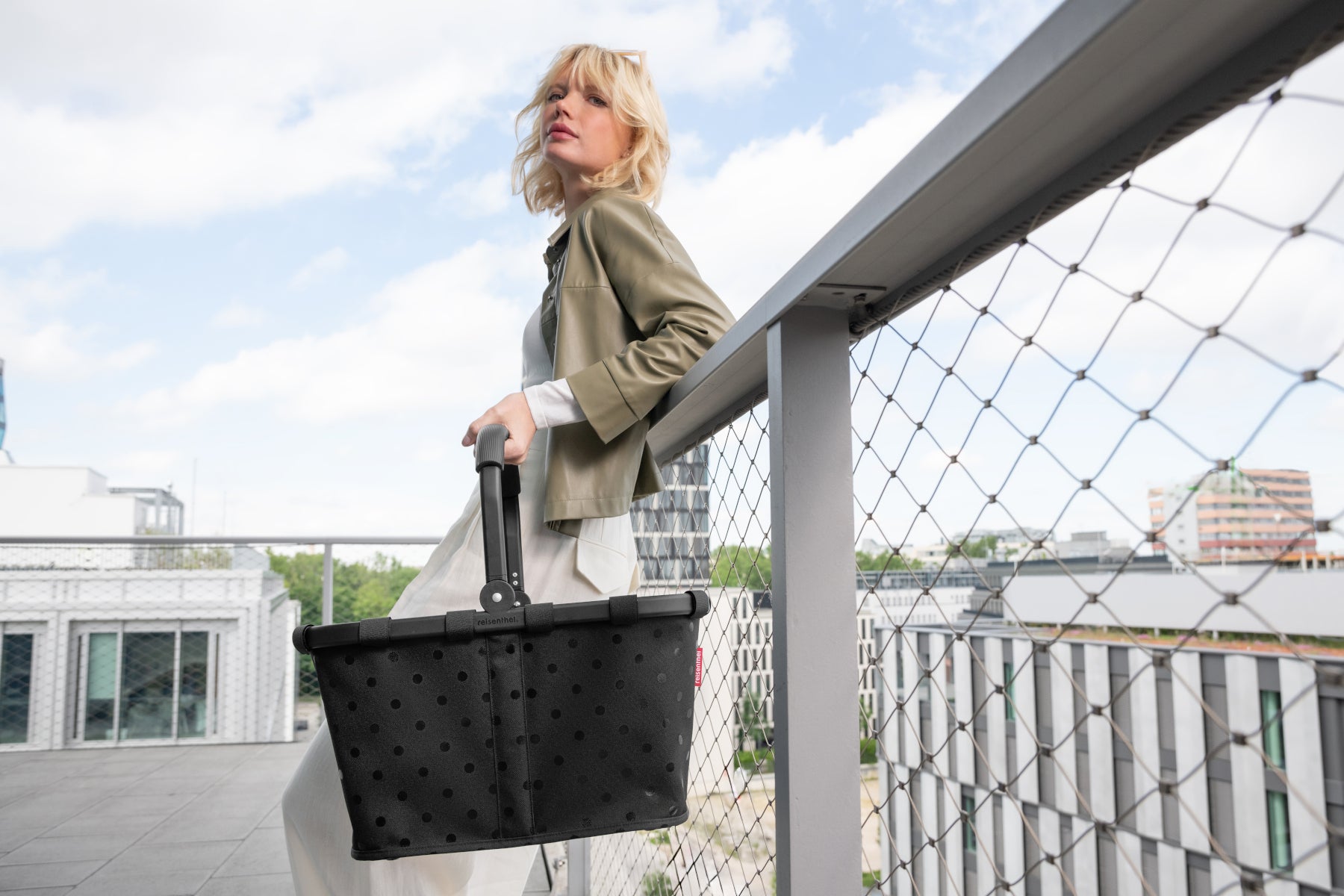reisenthal carrybag frame glossy dots black - Produktbild 10