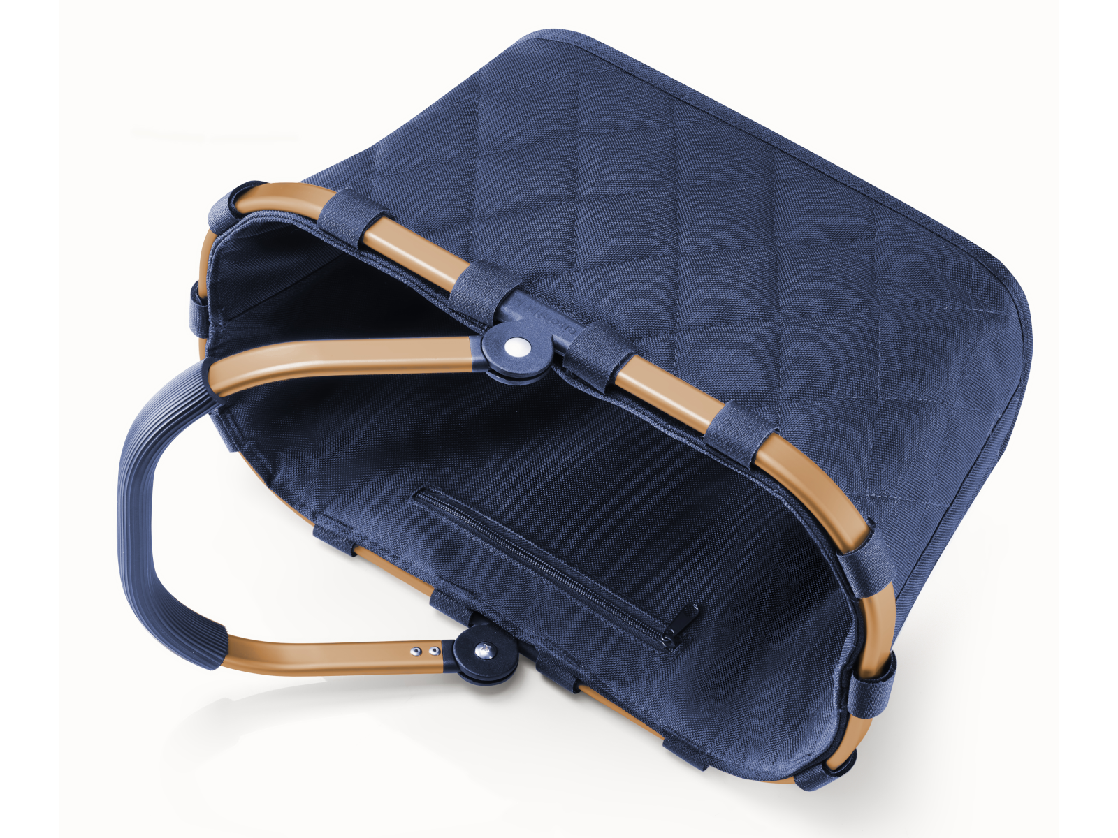reisenthel carrybag XS frame rhombus midnight gold - Produktbild 6