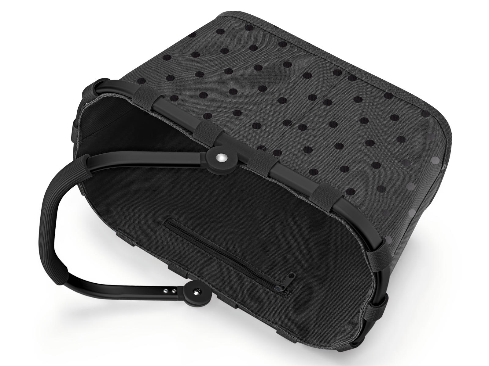 reisenthel carrybag XS frame glossy dots black - Produktbild 4