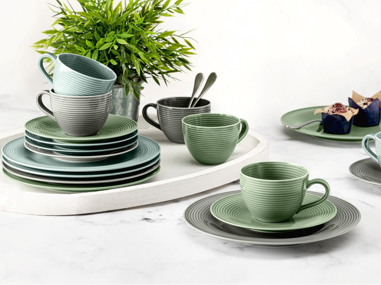 Seltmann Weiden Beat Perlgrau uni Espressoobertasse 0,11l mit Relief - Produktbild 7
