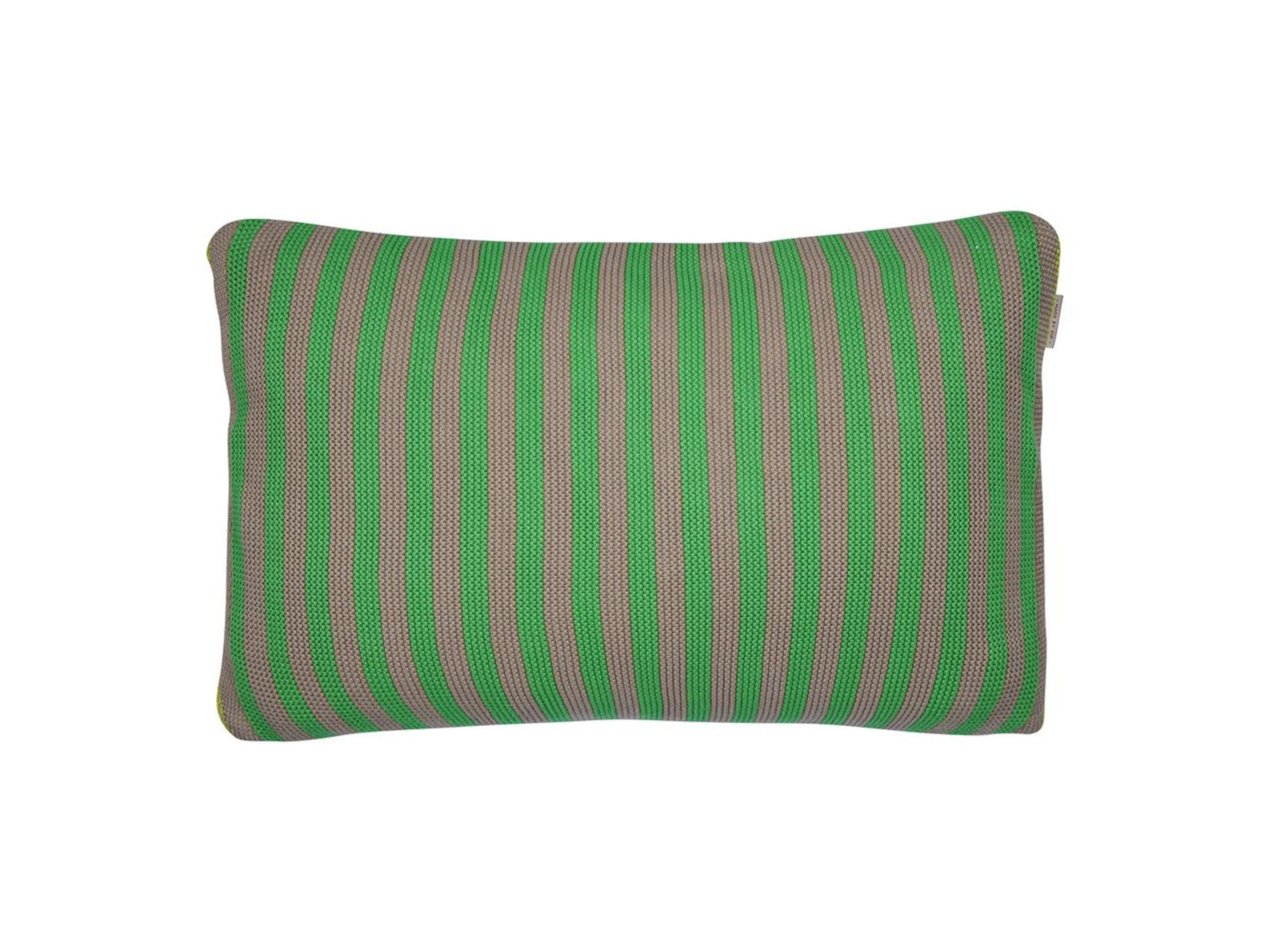 PIP STUDIO Bonsoir Stripe Kissen Cushion green 40x60cm (1Stück) - Produktbild 2