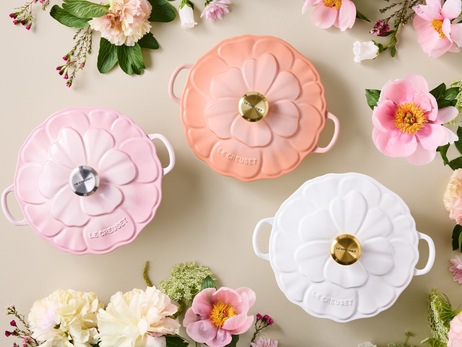 Le Creuset Bräter Blume Signature rund pêche 26cm - Produktbild 5