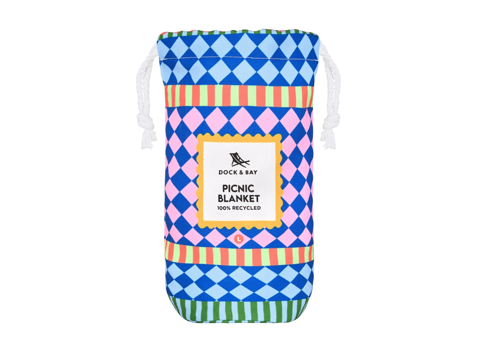 Dock & Bay Picnic Blanket L Bright Side Up 170x170cm - Produktbild 2