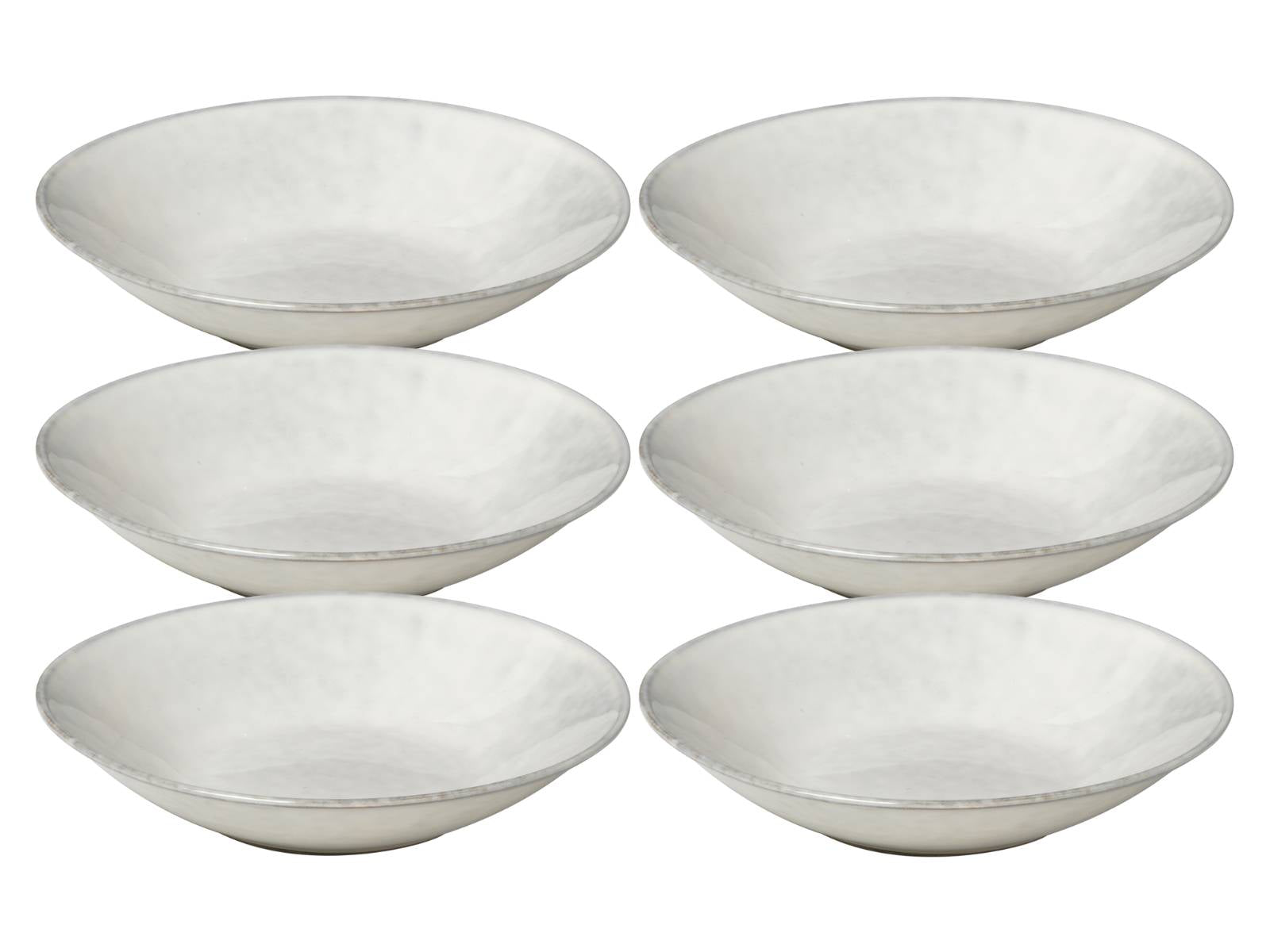 Broste Copenhagen NORDIC SAND Teller tief 22,5 cm Set6