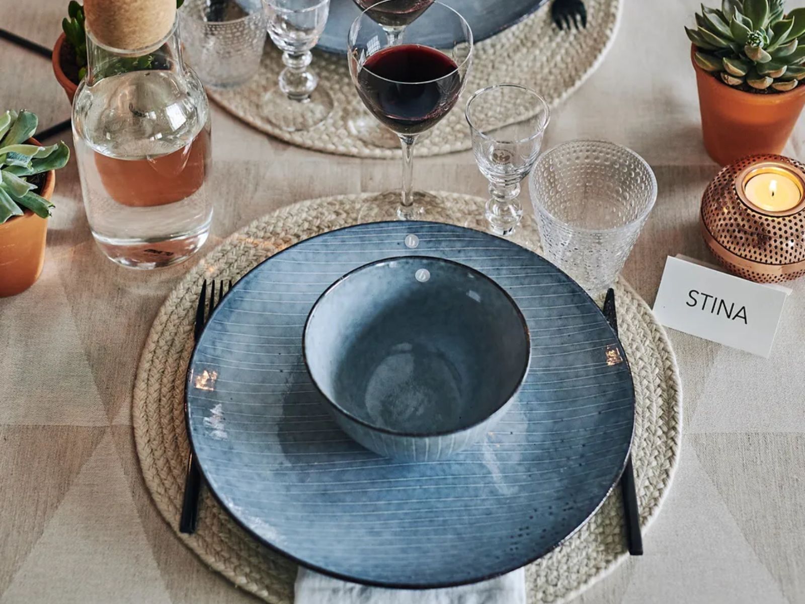 Broste Copenhagen NORDIC SEA Speiseteller 26 cm Set6 - Produktbild 5