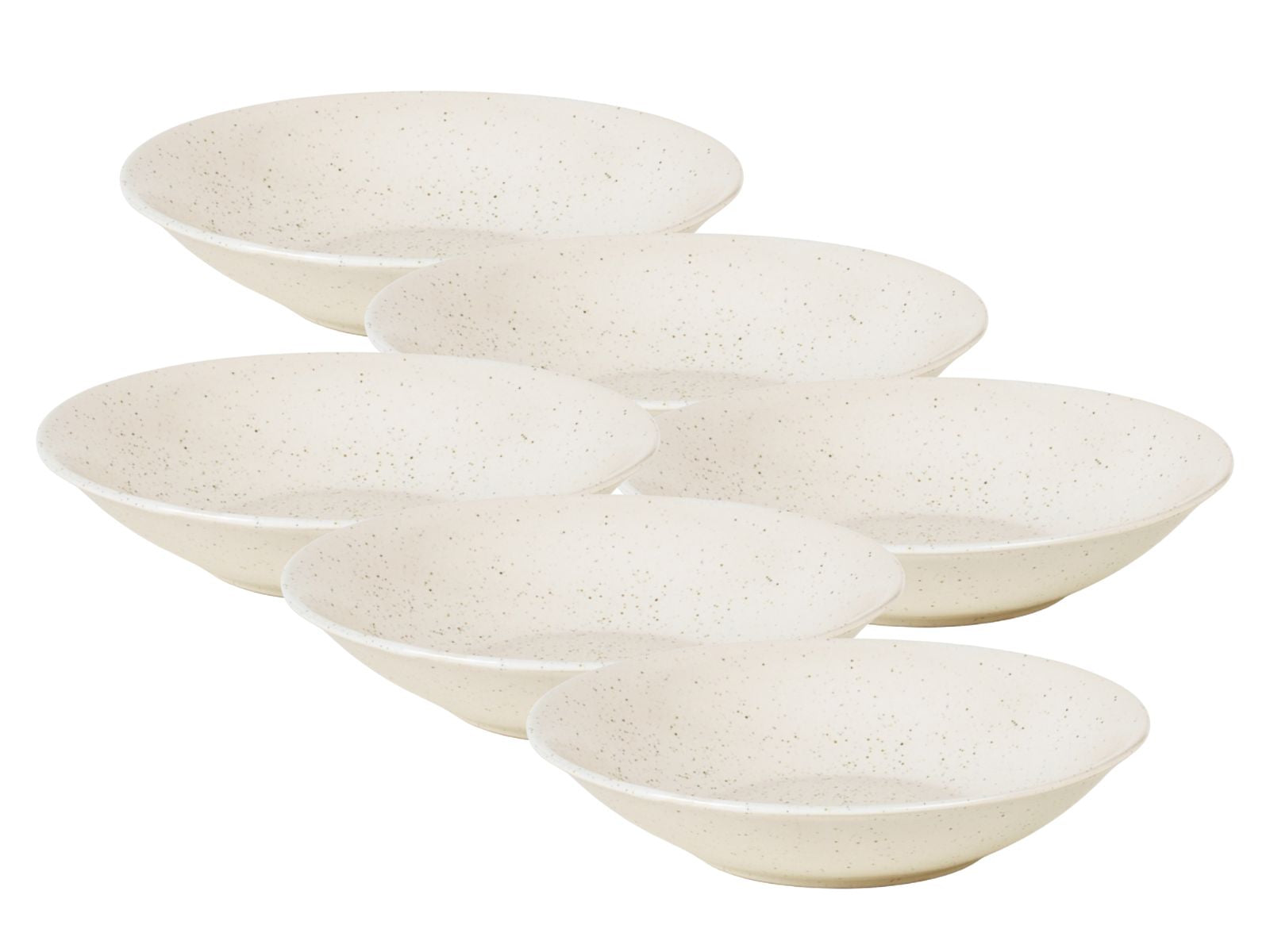 Broste Copenhagen NORDIC VANILLA Teller tief 22,5cm Set6
