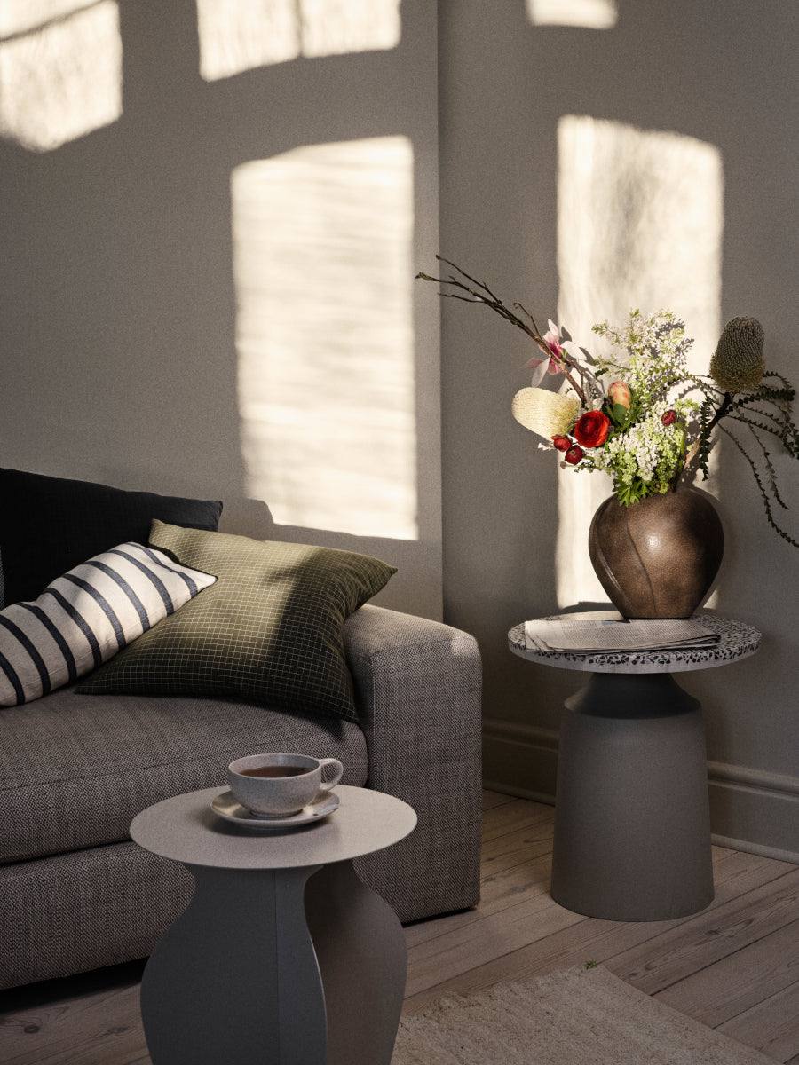 Broste Copenhagen Leda Vase antique brown 25x25cm - Produktbild 3