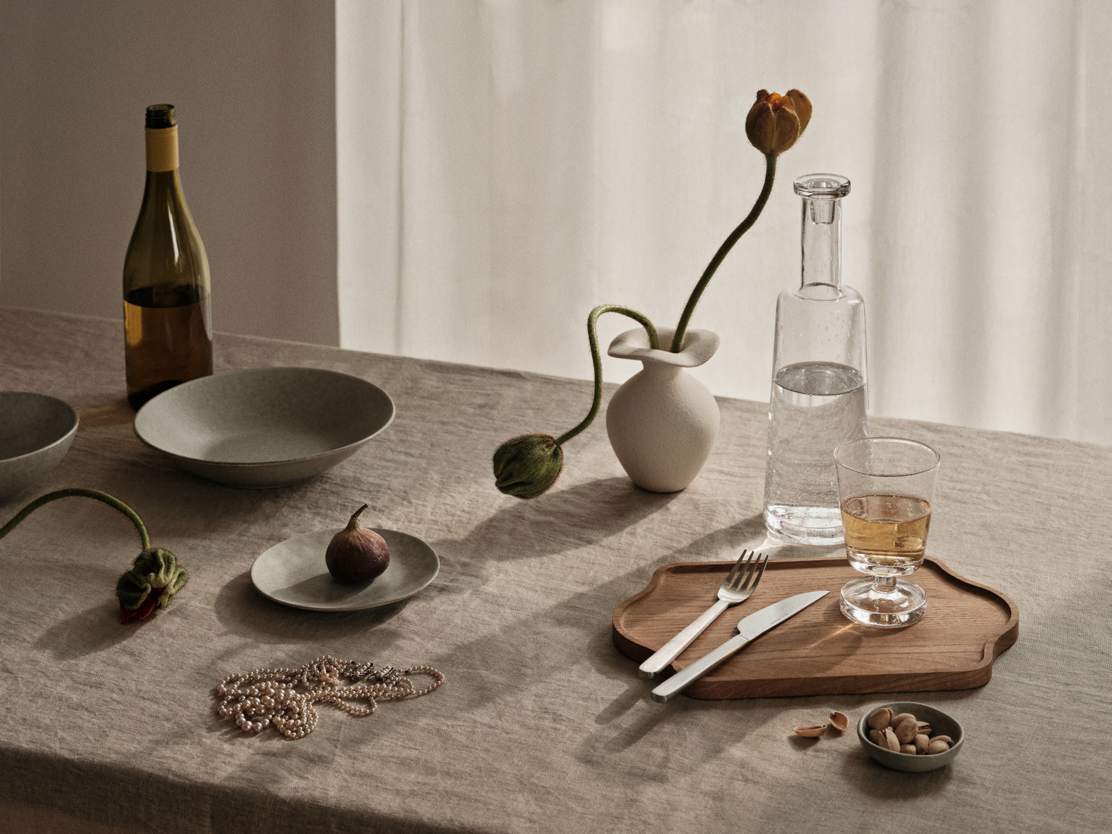 Broste Copenhagen EDGAR Tablett S Natur 23cm - Produktbild 4