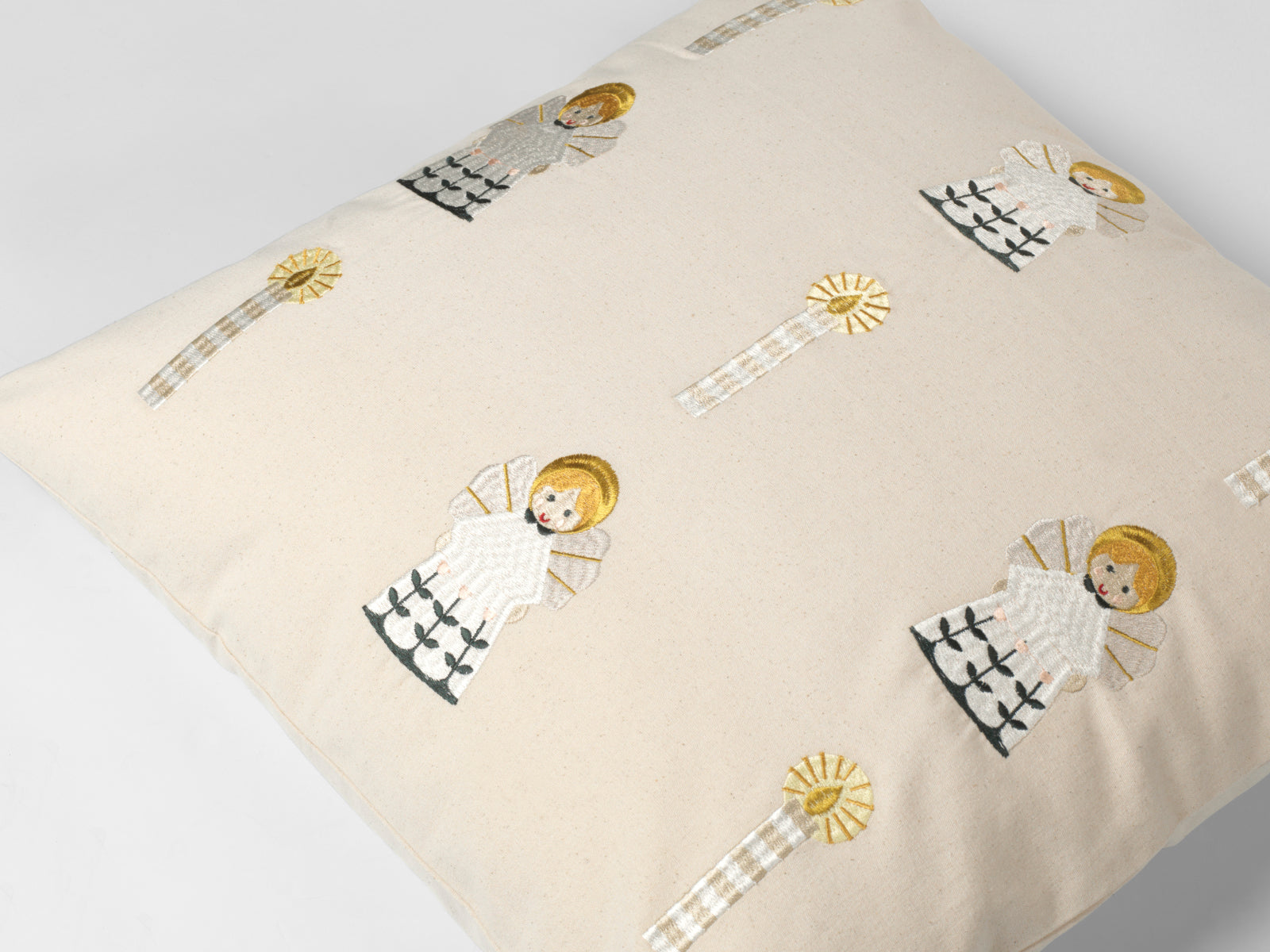 Broste Copenhagen Fairy Tale Kissenbezug beige 50x50cm - Produktbild 2