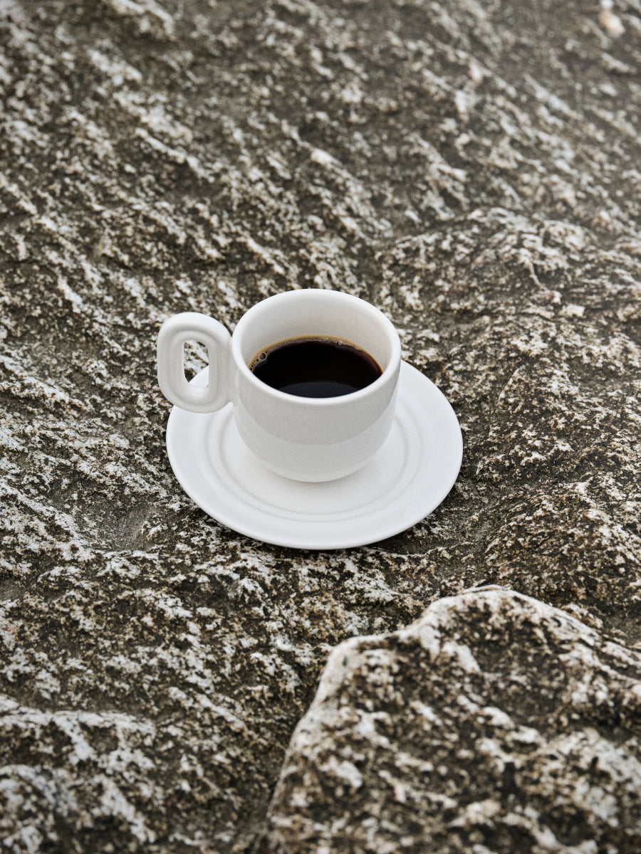 Broste Copenhagen Stevns Espressotasse chalk white 125ml - Produktbild 4