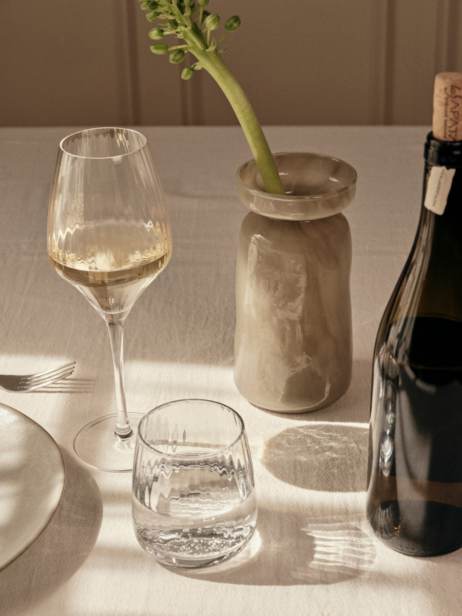 Broste Copenhagen Solai Vase taupe warm grey 19,5cm - Produktbild 2