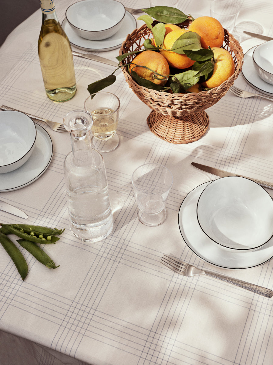 Broste Copenhagen Hammered Champagnerglas klar 0,2l 4er Set - Produktbild 4
