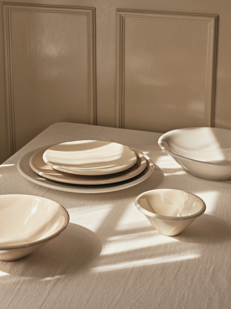 Broste Copenhagen Alfredo Schüssel beige Ø24cm - Produktbild 6