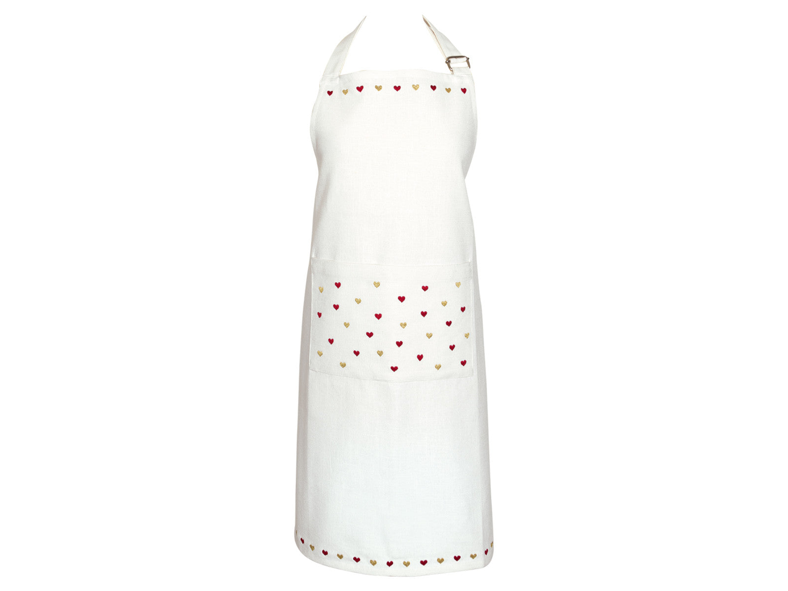 Greengate Grace Schürze bedruckt white 70x90cm