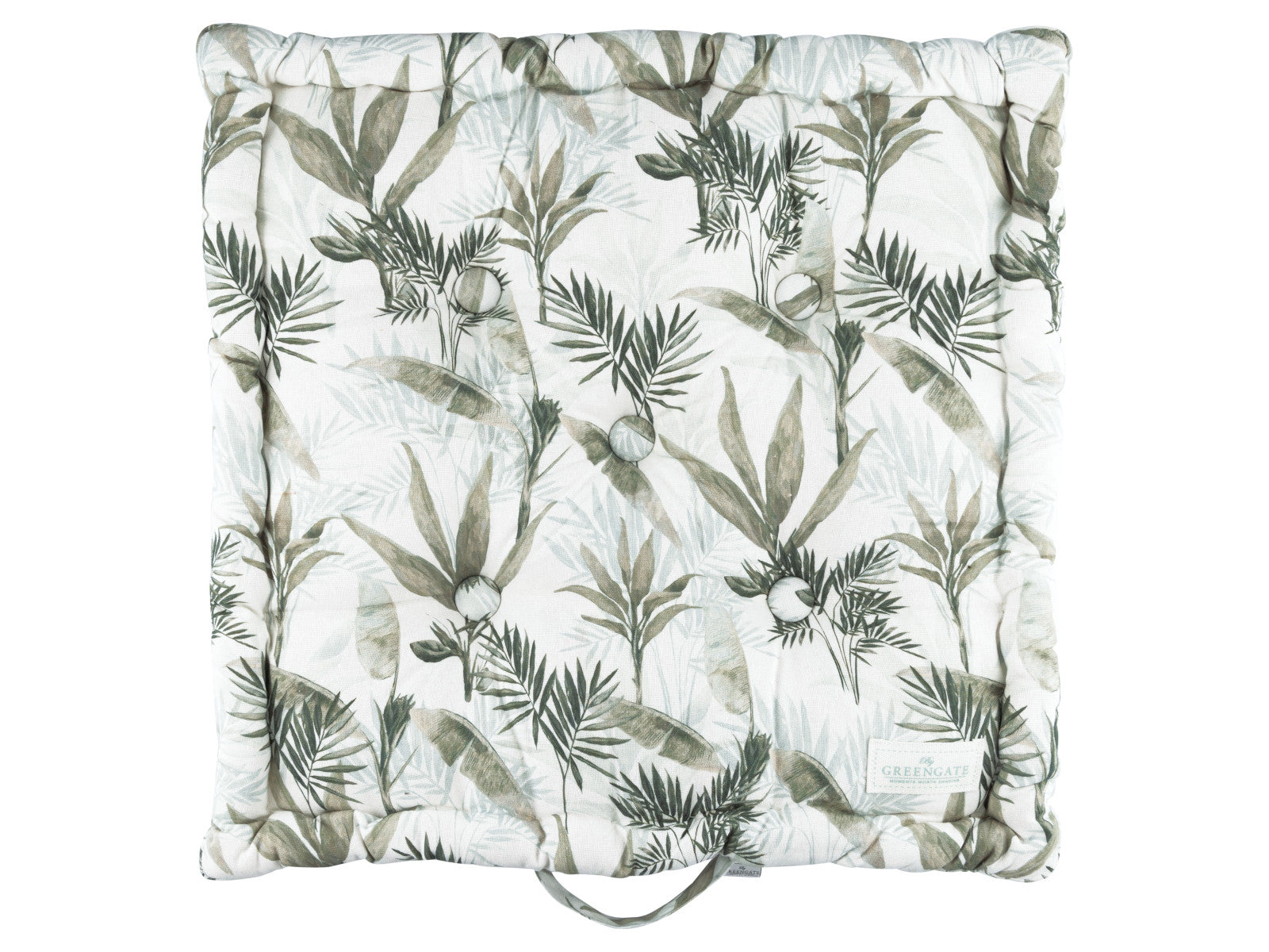 Greengate Eira Sitzkissen white 50x50cm