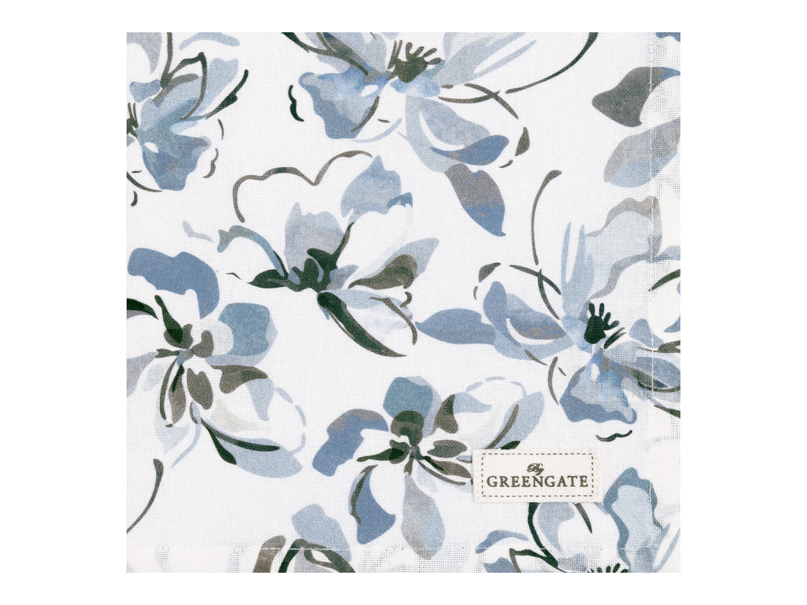 Greengate Evia Stoffserviette olive green 40x40cm