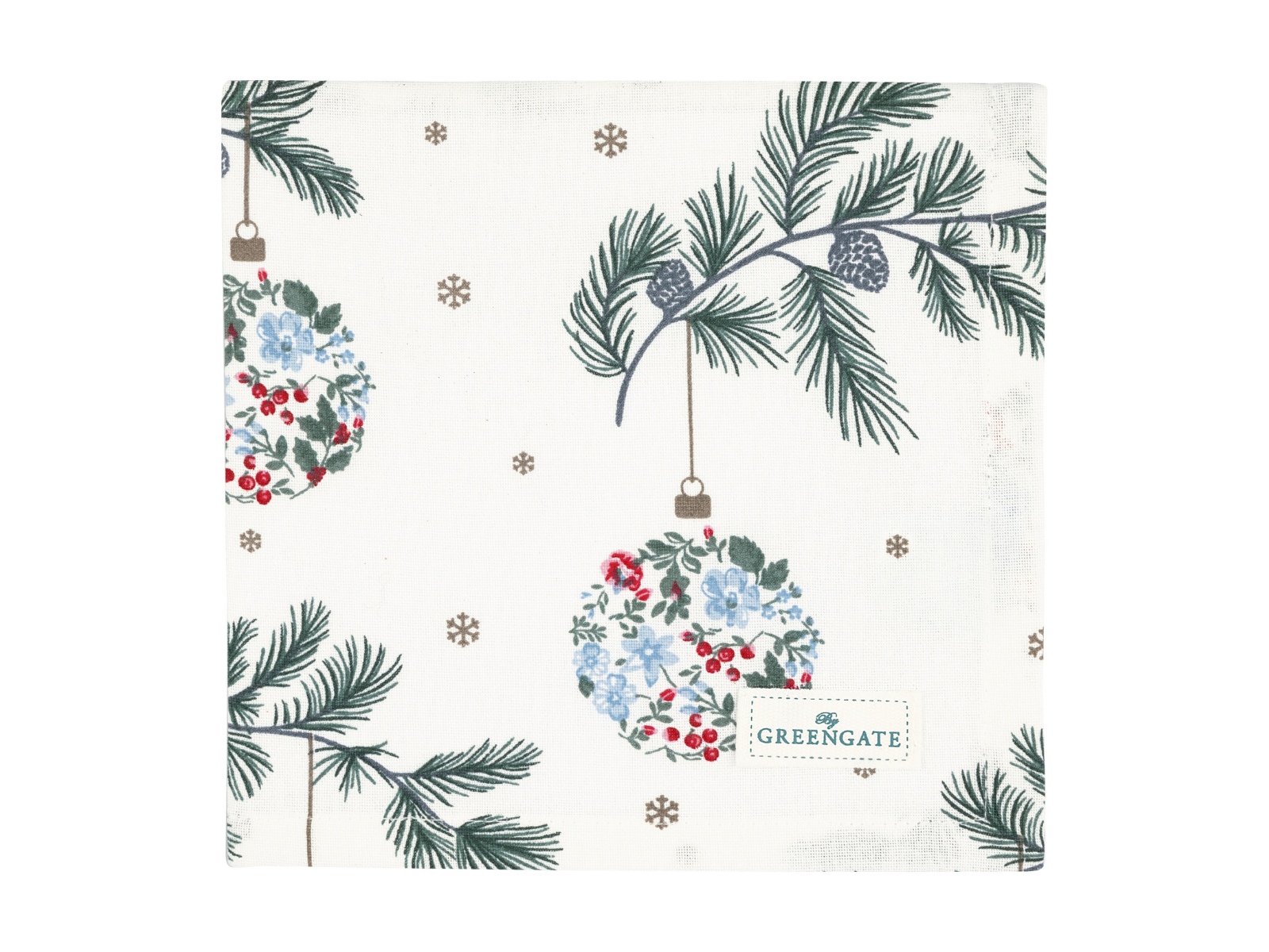 Greengate Joelle Stoffserviette weiß 40x40cm - Produktbild 1