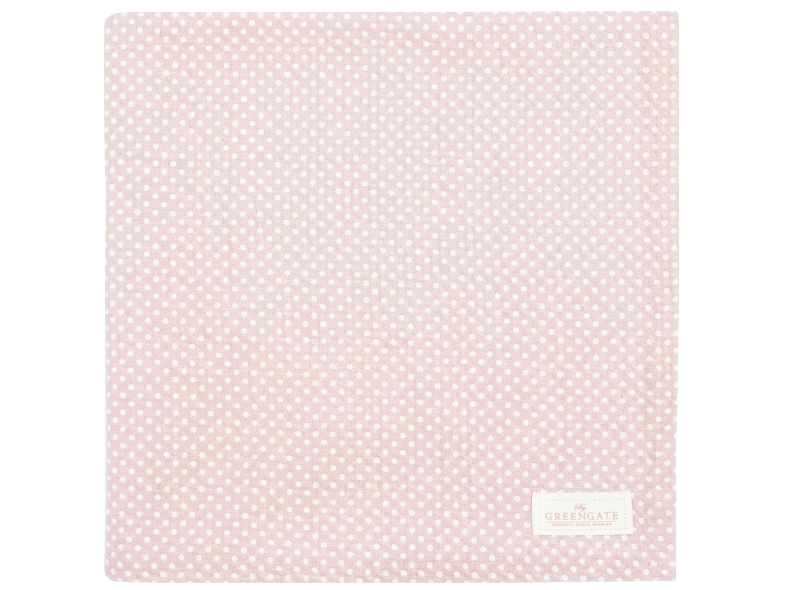 Greengate Dotty Tischdecke pale pink 150x150cm
