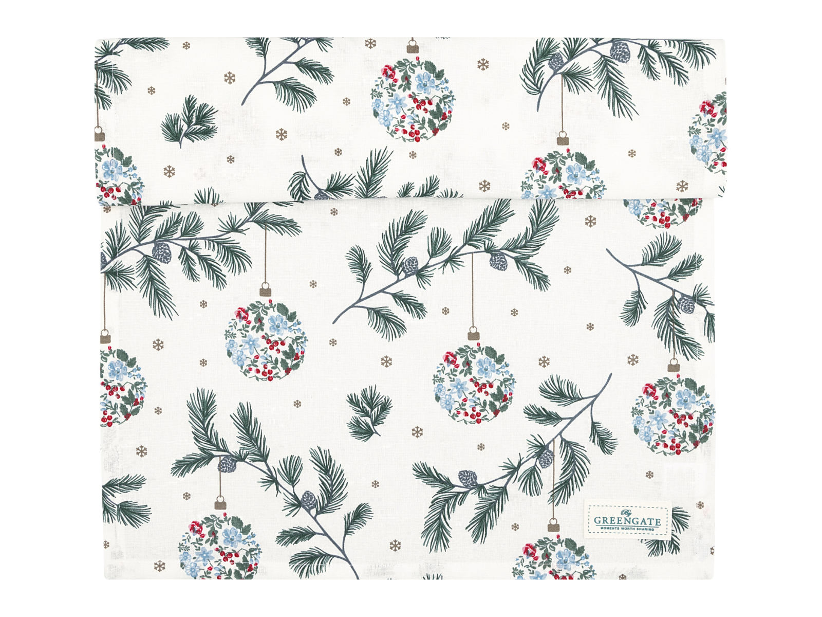 Greengate Joelle Tischdecke weiß 150x150cm