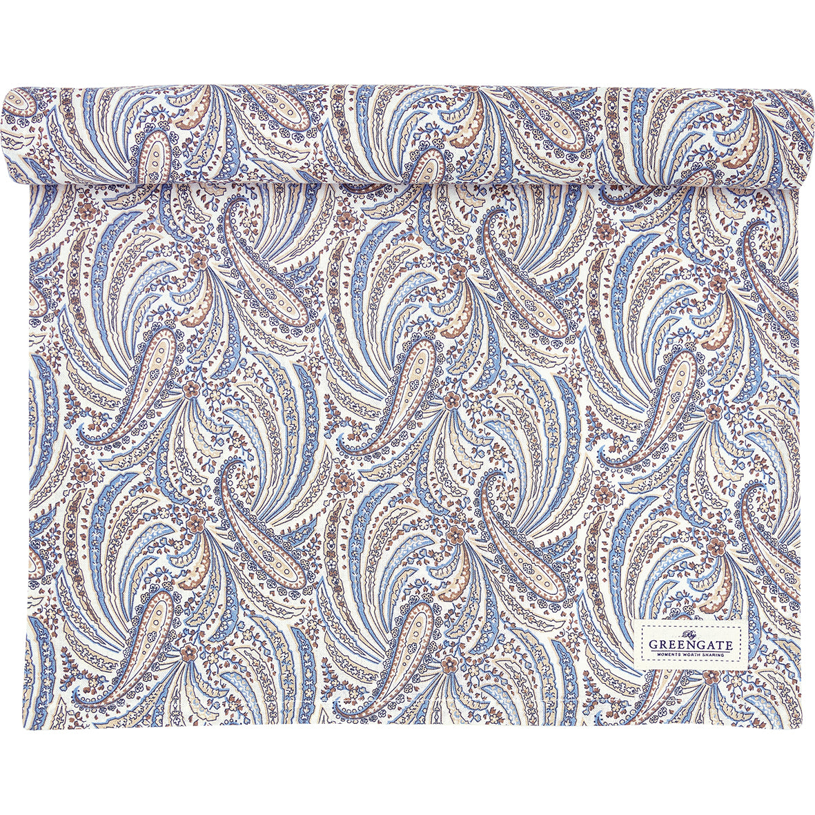 Greengate Elva Tischläufer beige 140x45cm