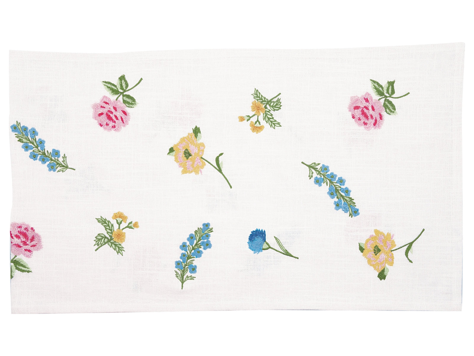 Greengate Estrid Tischläufer mit Stickerei white 140x45cm - Produktbild 2