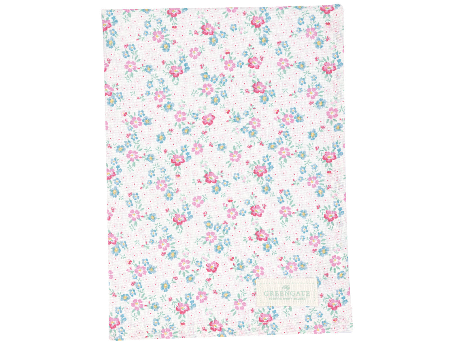 Greengate Allyna Geschirrtuch white 70x50cm