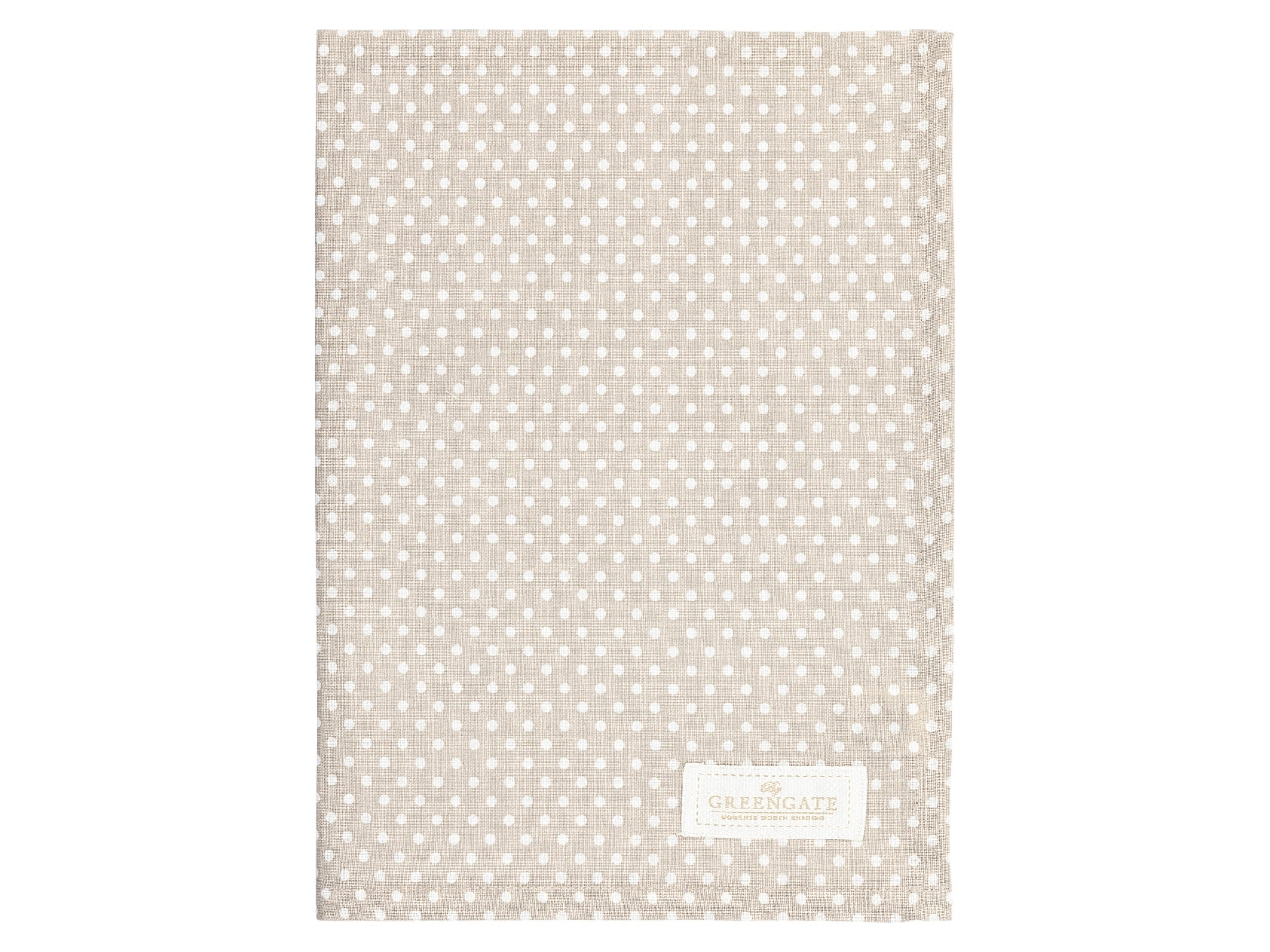 Greengate Dotty Geschirrtuch beige 70x50cm