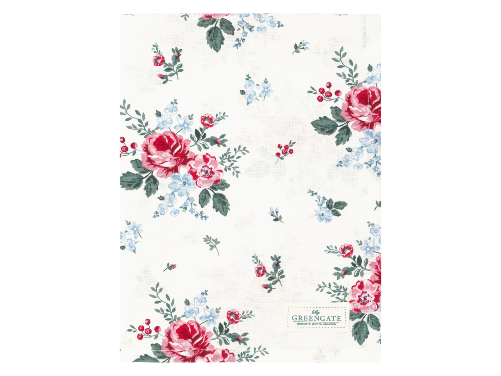 Greengate Erica Geschirrtuch weiß 70x50cm - Produktbild 1