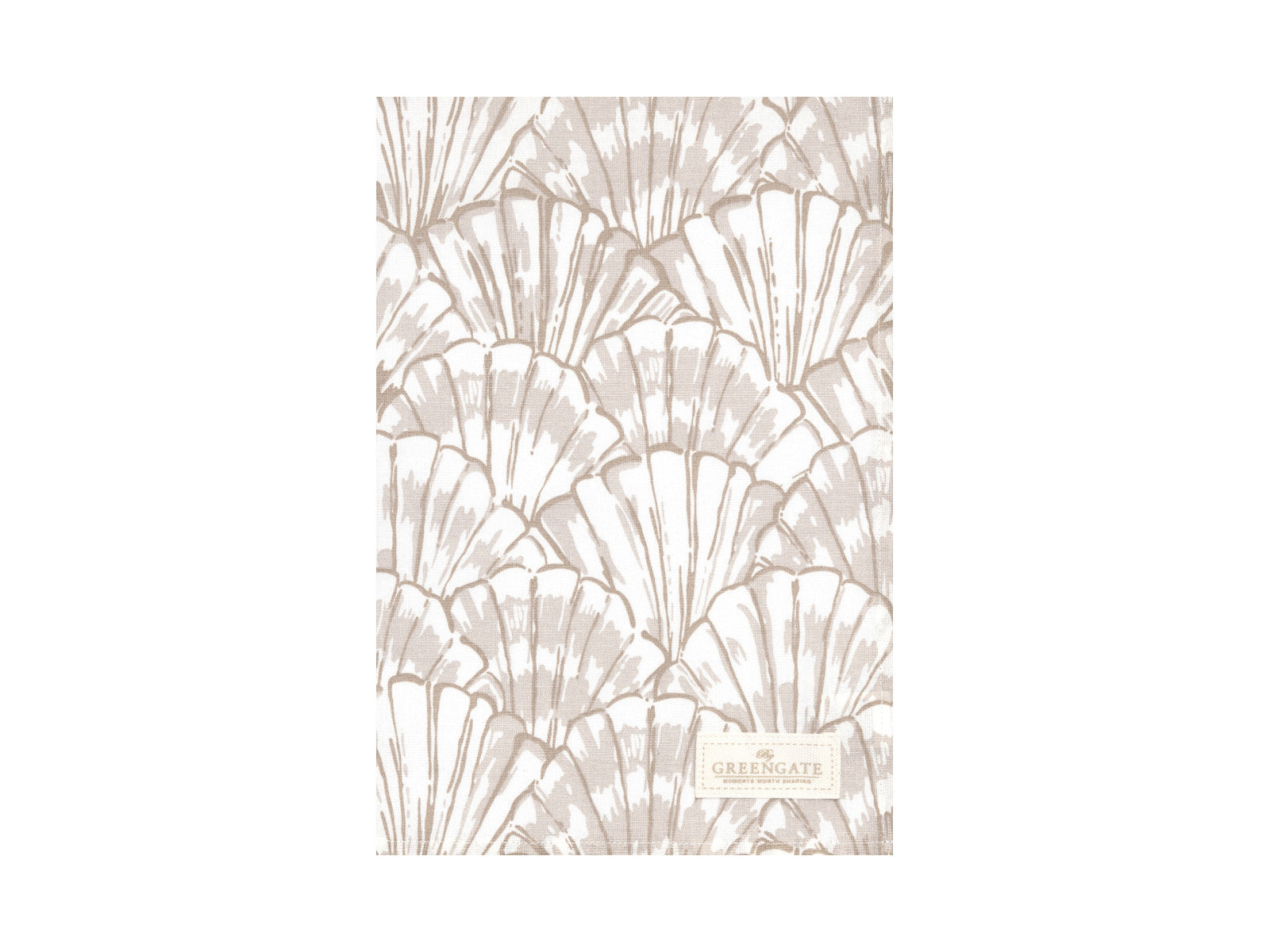 Greengate Joan Geschirrtuch beige 70x50cm