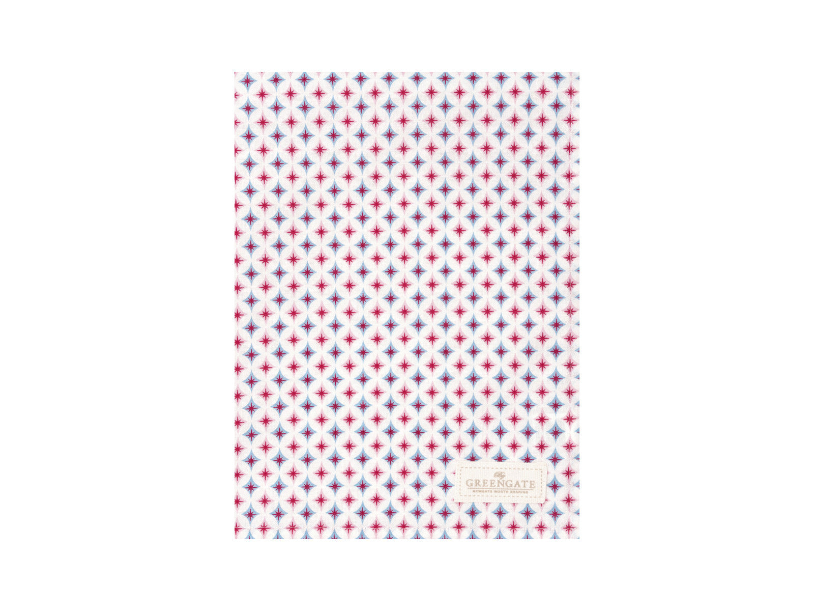 Greengate Novella Geschirrtuch white 70x50cm