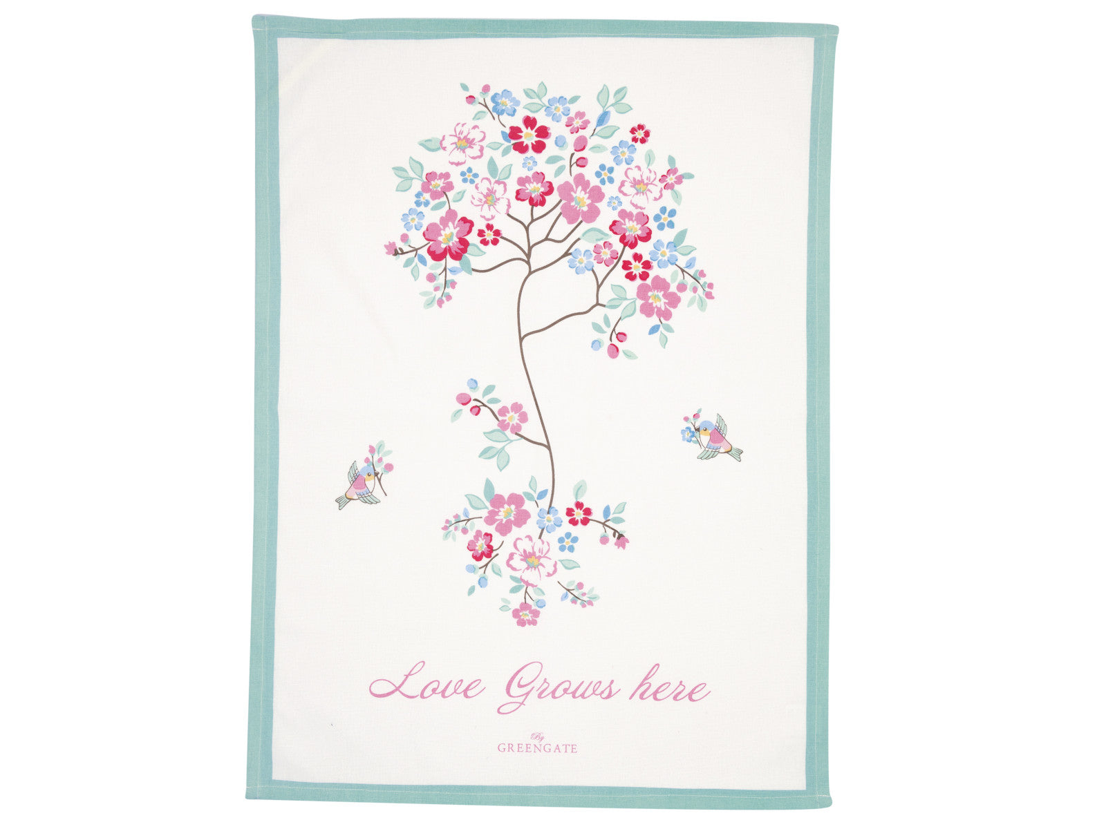 Greengate Desdemona Geschirrtuch white 70x50cm
