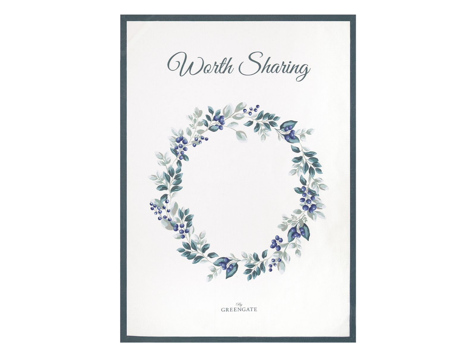 Greengate Royal Christmas Geschirrtuch weiß 70x50cm - Produktbild 1