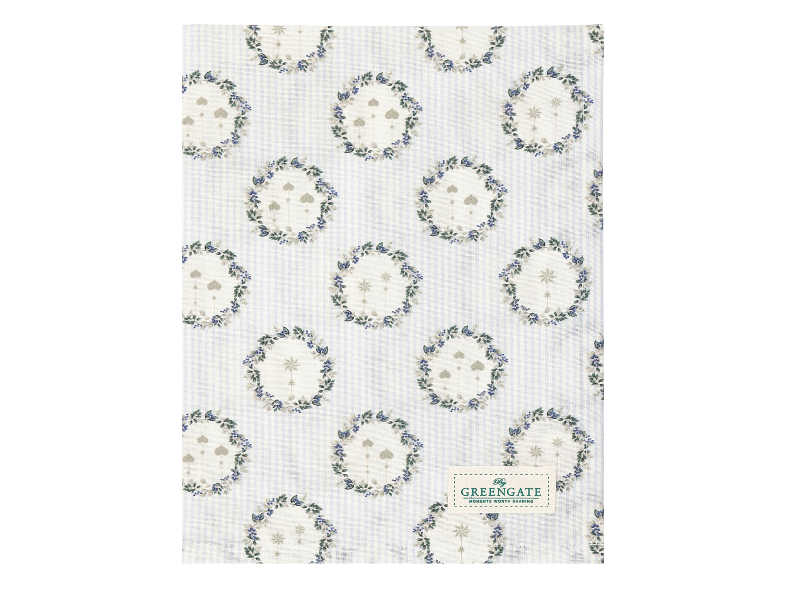 Greengate Zelda Geschirrtuch weiß 70x50cm - Produktbild 1
