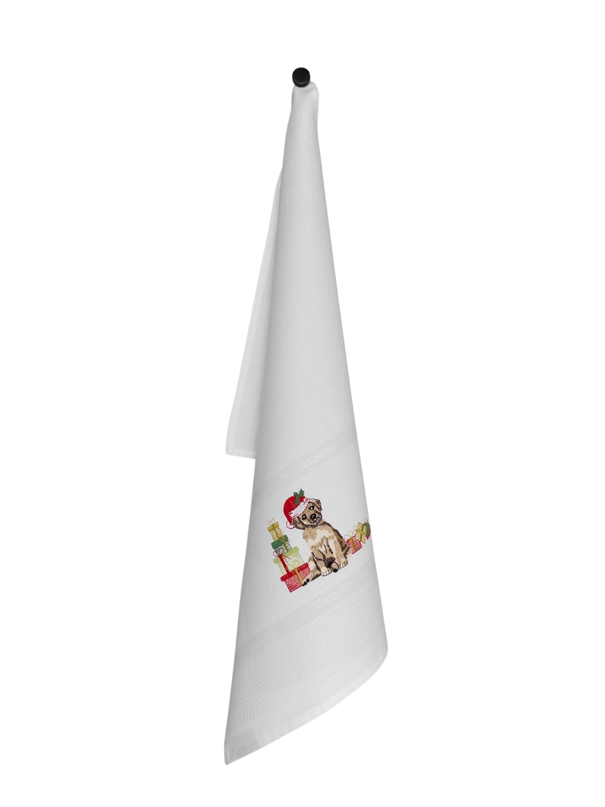 Vista Portuguese Geschirrtuch Christmas Dog weiß 50x70cm