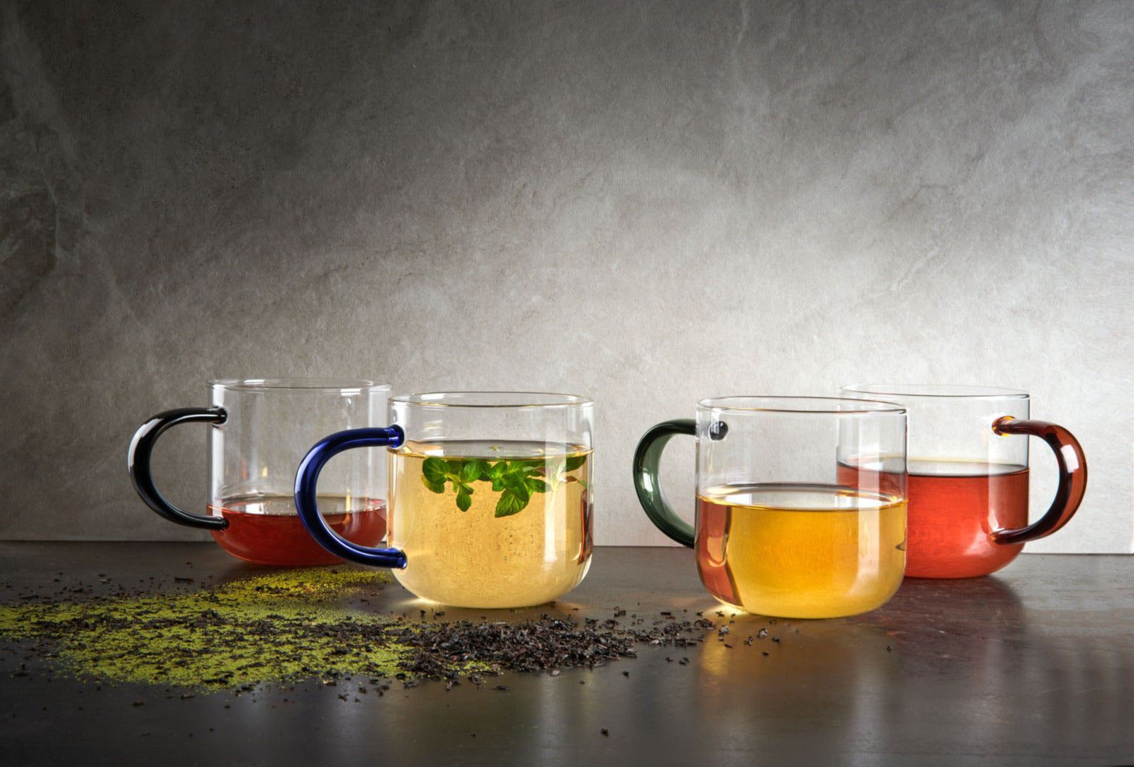 ASA coppa Glas Becher mit weißem Henkel 0,4l - Produktbild 4