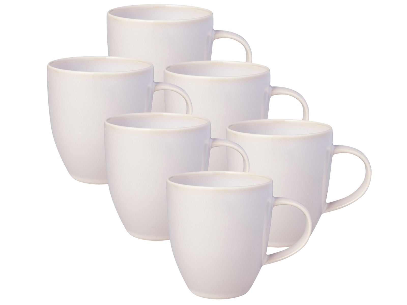 like. by Villeroy & Boch Crafted Cotton Becher mit Henkel 0,35l Set6