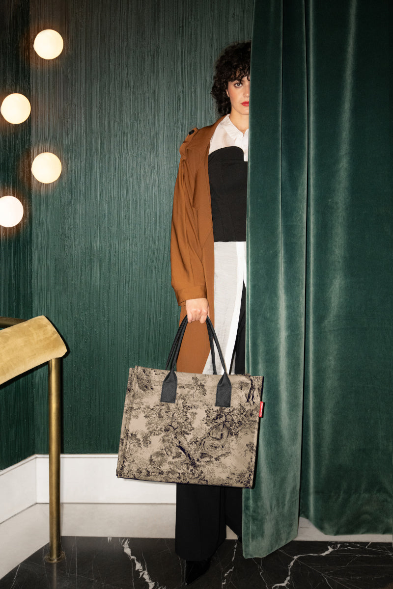 reisenthel daily shopper jacquard brown - Produktbild 4