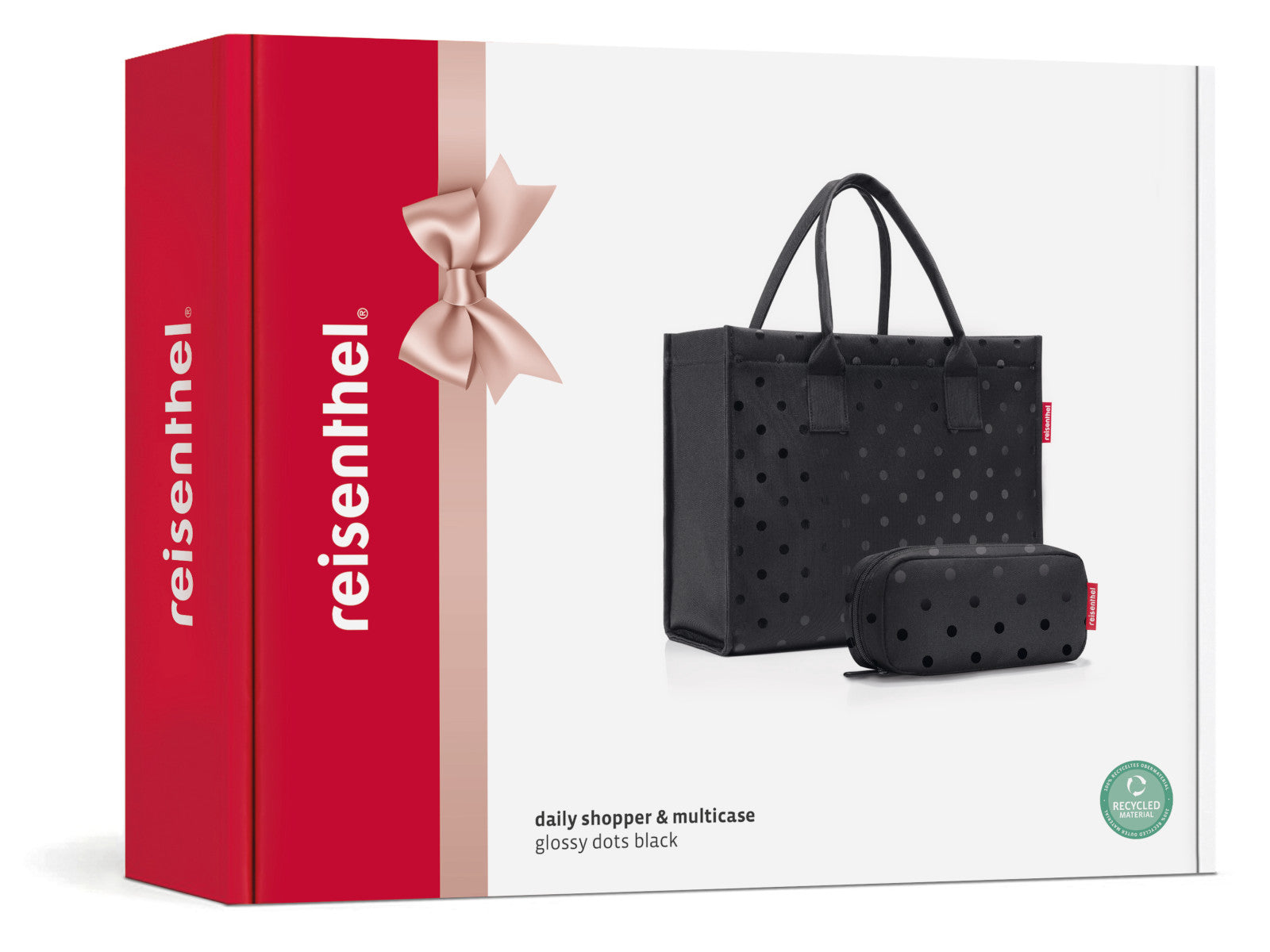 reisenthel daily shopper glossy dots black Set2