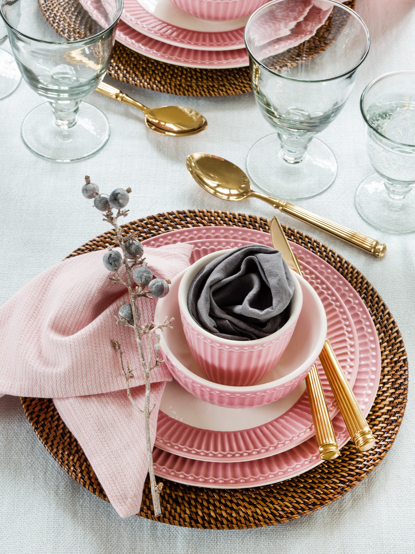 Greengate Alice Frühstücksset dusty rose 6tlg - Produktbild 3
