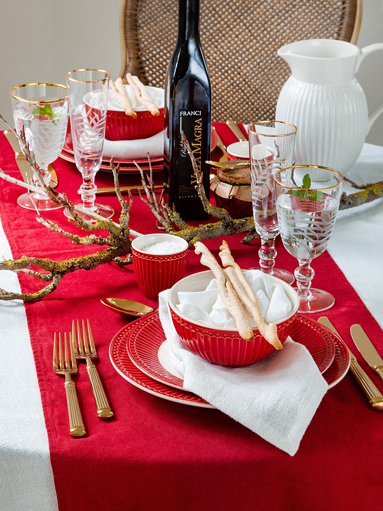 Greengate Alice Brotteller red 17,5cm Set6 - Produktbild 3