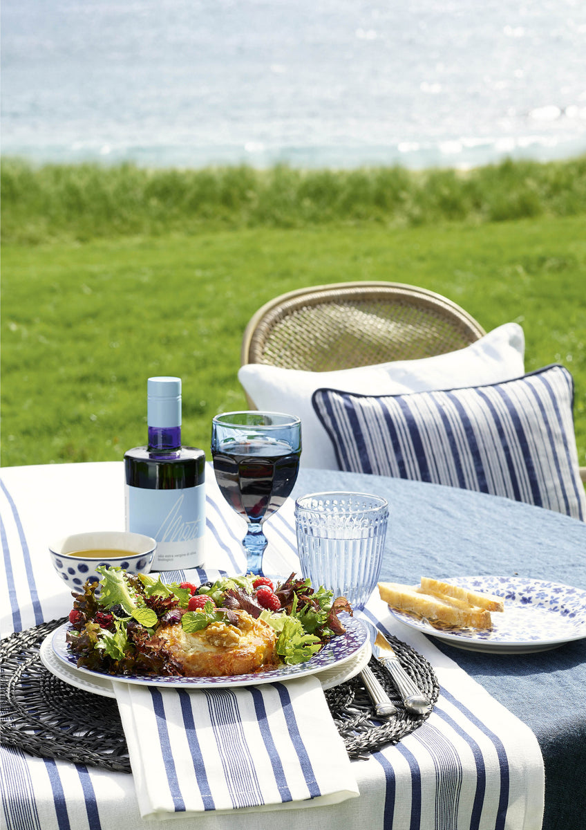 Greengate Valetta Stoffserviette blue 40x40cm - Produktbild 2