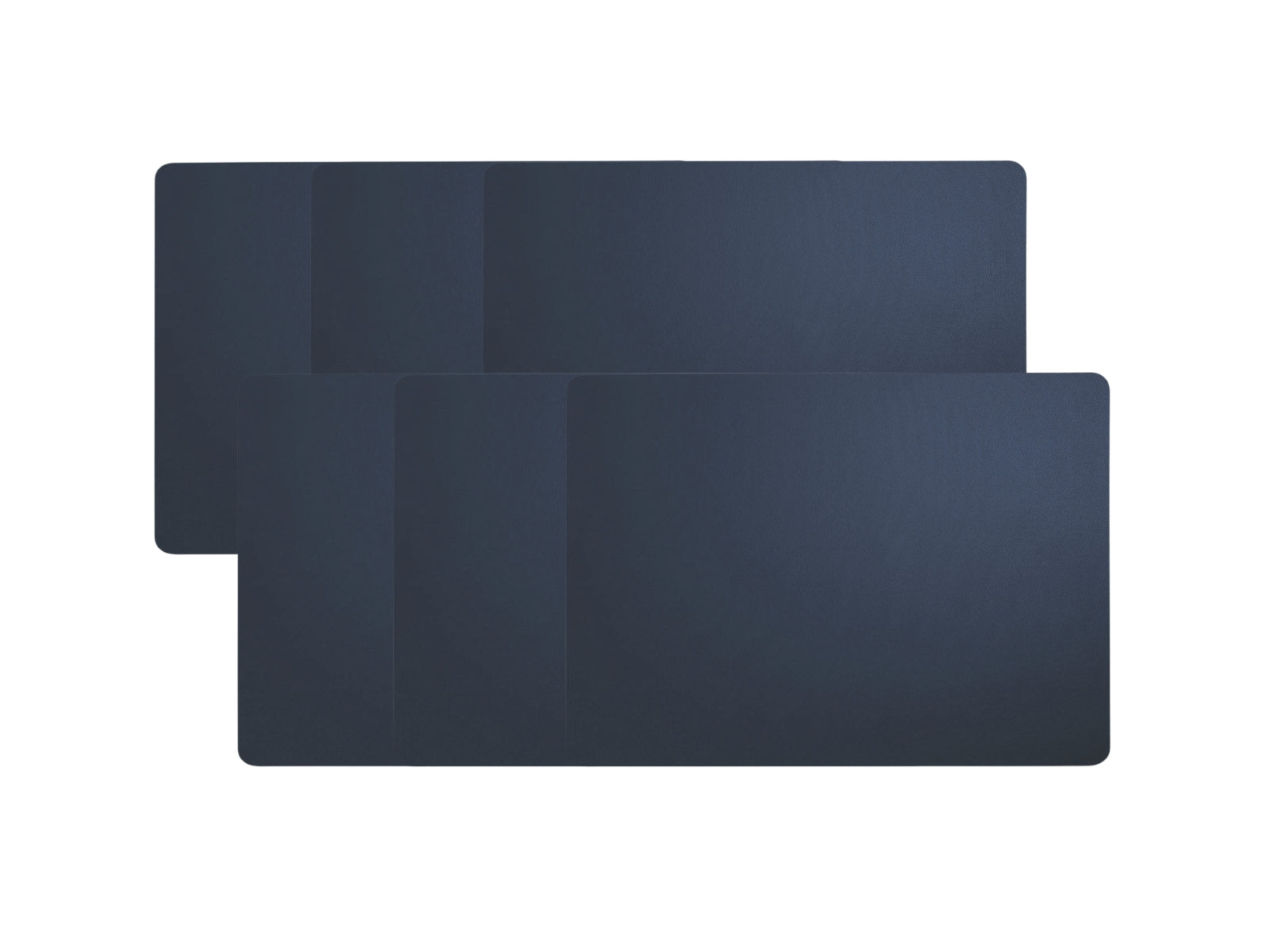 ASA Tischset Lederoptik navy 46x33cm Set6