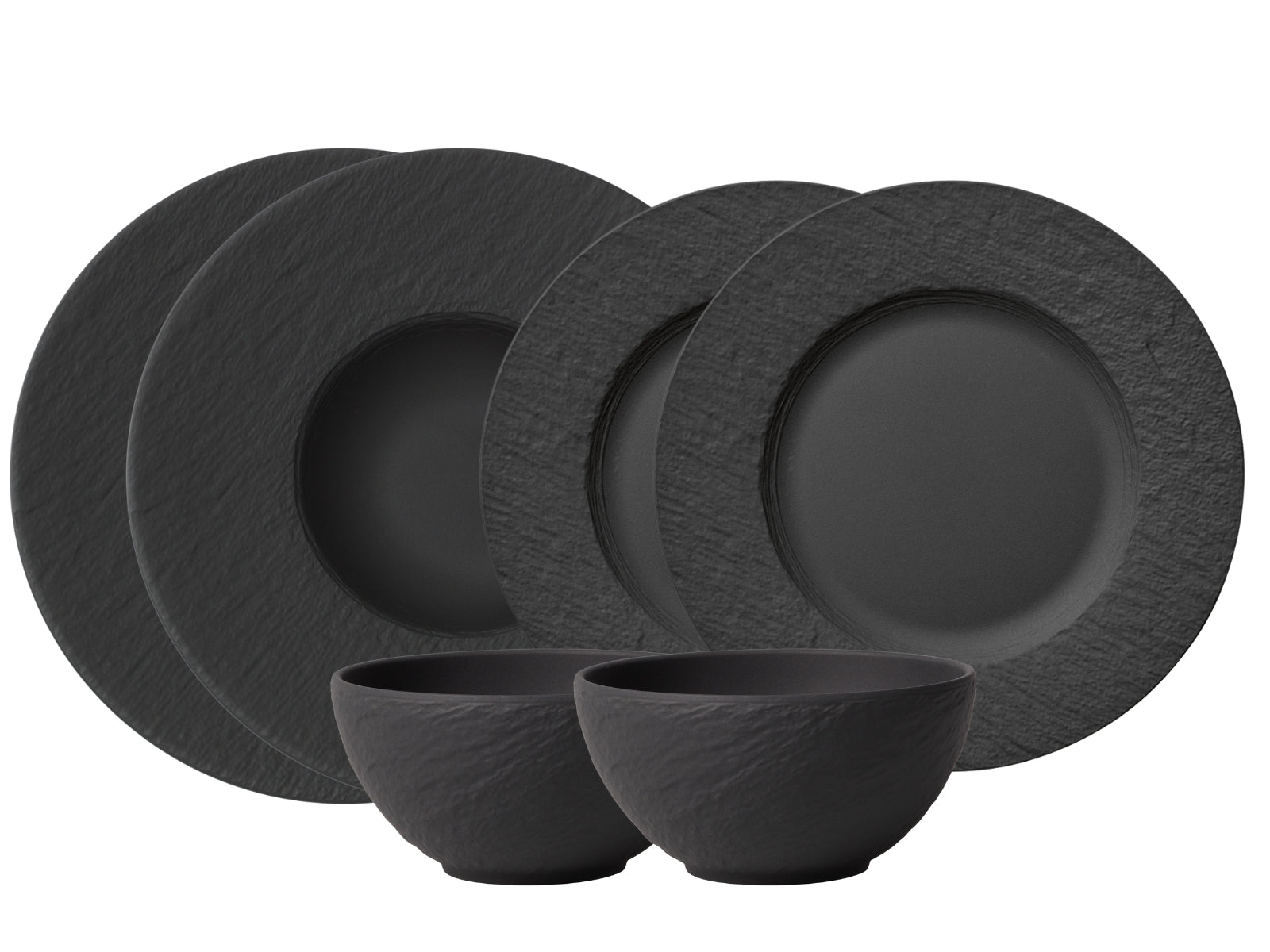 Villeroy & Boch Manufacture Rock Starterset 6tlg