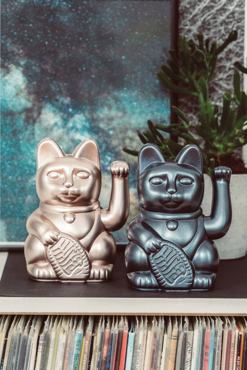 Donkey Products Lucky Cat Mini Winkekatze moonlight 10cm - Produktbild 4