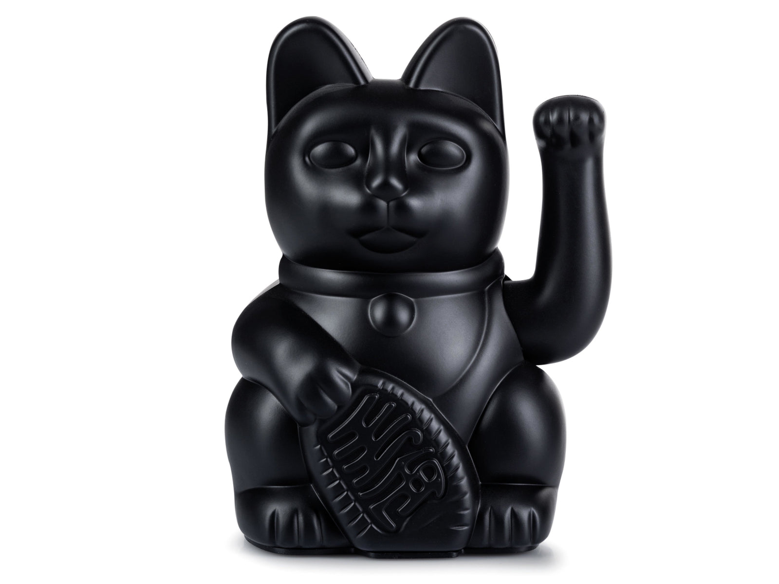Donkey Products Lucky Cat Classic Winkekatze schwarz 15cm
