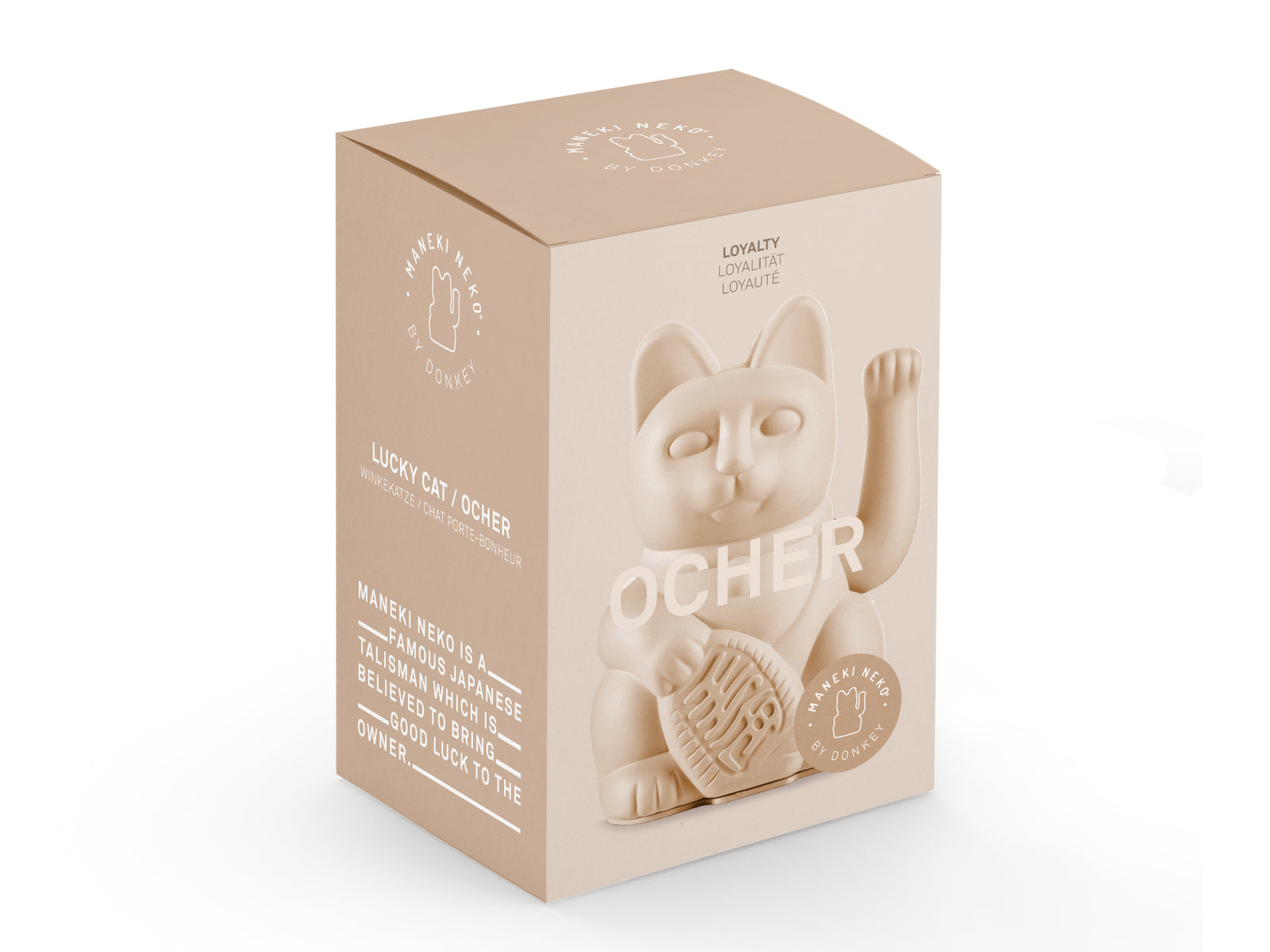 Donkey Products Lucky Cat Classic Winkekatze ocker 15cm - Produktbild 2