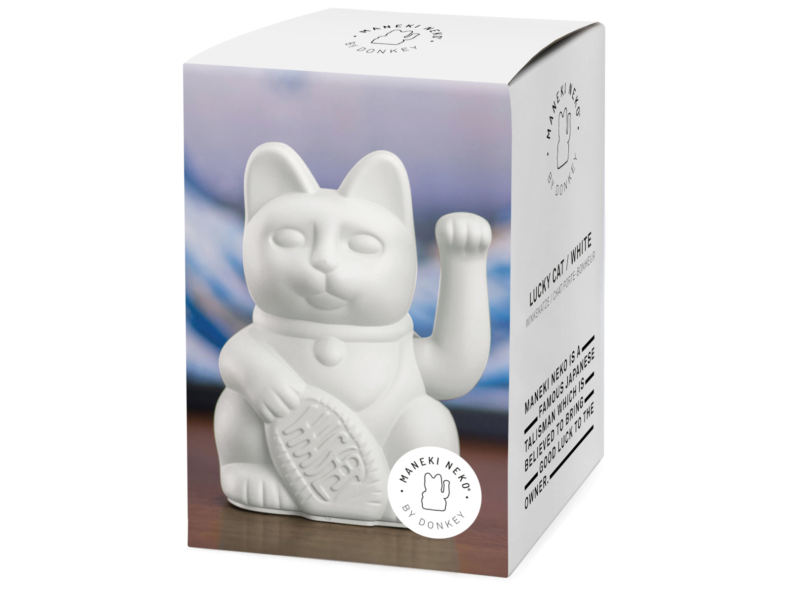 Donkey Products Lucky Cat Classic Winkekatze weiss 15cm - Produktbild 2