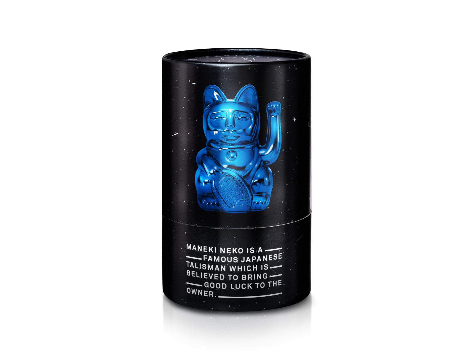 Donkey Products Lucky Cat Cosmic Winkekatze shiny blue 15cm - Produktbild 3