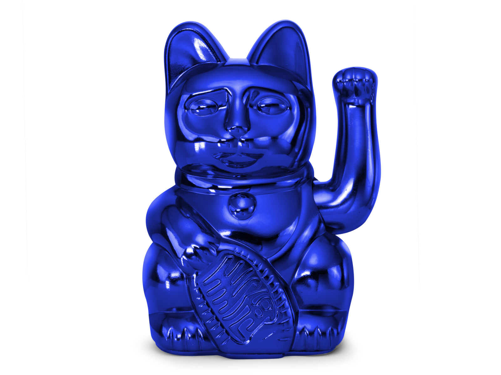 Donkey Products Lucky Cat Cosmic Winkekatze shiny blue 15cm